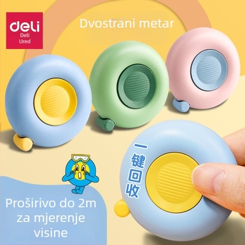 Deli TT102 Okrugla plastična mjeračka traka, model TT102