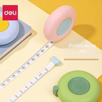 Deli TT102 Okrugla plastična mjeračka traka, model TT102