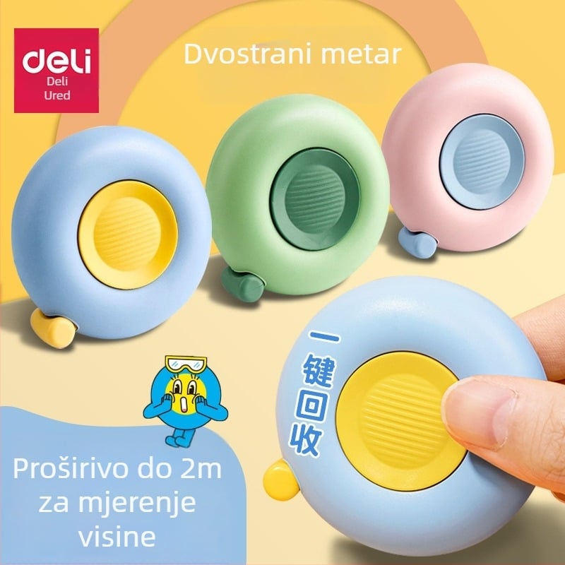 Deli TT102 Okrugla plastična mjeračka traka, model TT102
