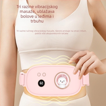 Pojas za grijanje struka s USB napajanjem, grafenska infracrvena terapija, infracrvena fizioterapija, model ngb01, temperatura 45–60°C