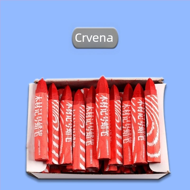 Marley drveni marker Crayons za crtanje, vodootporan, izbrisiv