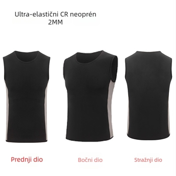 Potapljačka vesta - mješavina kemijskih vlakana, brzo sušenje, ljeto, odrasli muškarac