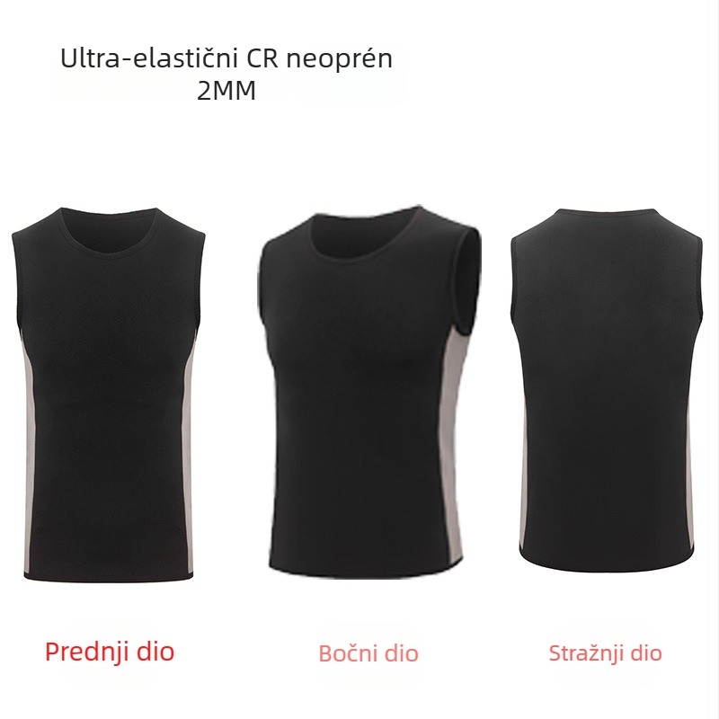 Potapljačka vesta - mješavina kemijskih vlakana, brzo sušenje, ljeto, odrasli muškarac