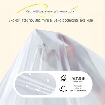 Dječji jednokratni kišobran pončo – cartoon stil, PVC tkanina, vodootporni PU ljepilo sloj, za planinarenje