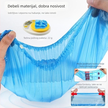 PE film za zaštitu cipela za automatne strojeve za zaštitu cipela s T-buckle, vodootporan, jednokratna upotreba