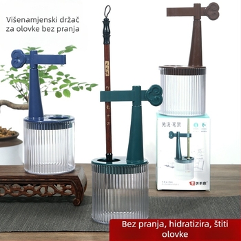 Višenamjenski jednokratni držač za olovku s anti-isušenom četkom, hidratacijskom olovkom i džepom za kačenje — plastika, model 11, brend: Tt/daily practice, otisak logotipa, prilagodba