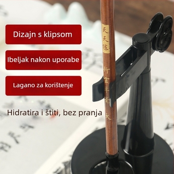 Višenamjenski jednokratni držač za olovku s anti-isušenom četkom, hidratacijskom olovkom i džepom za kačenje — plastika, model 11, brend: Tt/daily practice, otisak logotipa, prilagodba