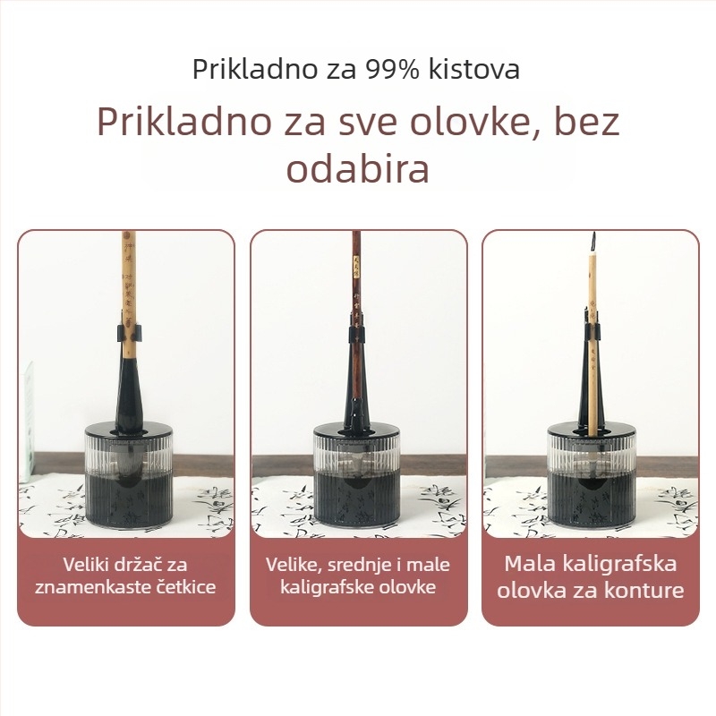 Višenamjenski jednokratni držač za olovku s anti-isušenom četkom, hidratacijskom olovkom i džepom za kačenje — plastika, model 11, brend: Tt/daily practice, otisak logotipa, prilagodba