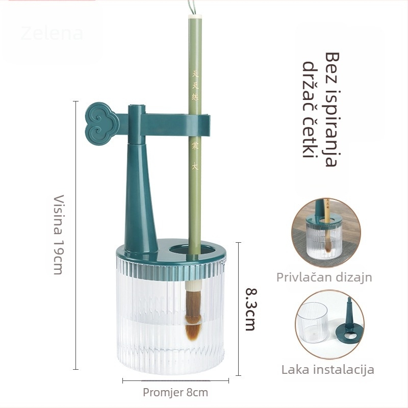 Višenamjenski jednokratni držač za olovku s anti-isušenom četkom, hidratacijskom olovkom i džepom za kačenje — plastika, model 11, brend: Tt/daily practice, otisak logotipa, prilagodba