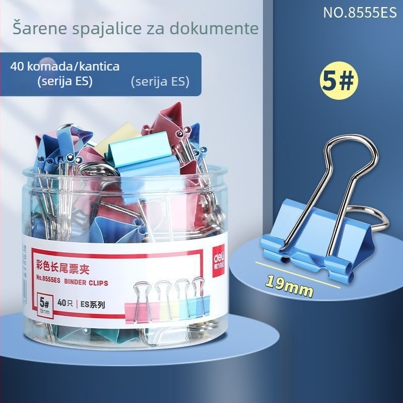 Deli metalni klipovi – set kolekcija papirnih klipova