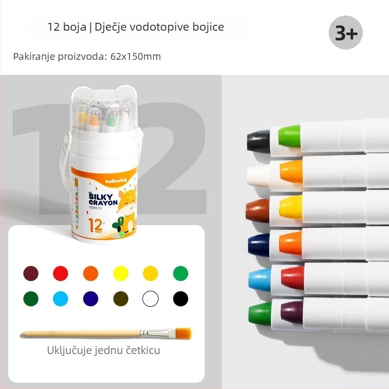 Dječje slikarske štapiće – Jiyu Painted Stick, jednostrani vrh, plastično kućište, ovlaštena privatna marka