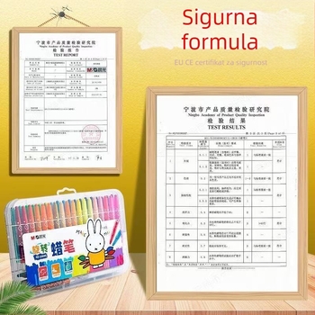 Morning Light Okretni set uljnih pastelnih boja X4323 za crtanje, okrugli vrh, plastično kućište, boje za dopunu 12/24/36