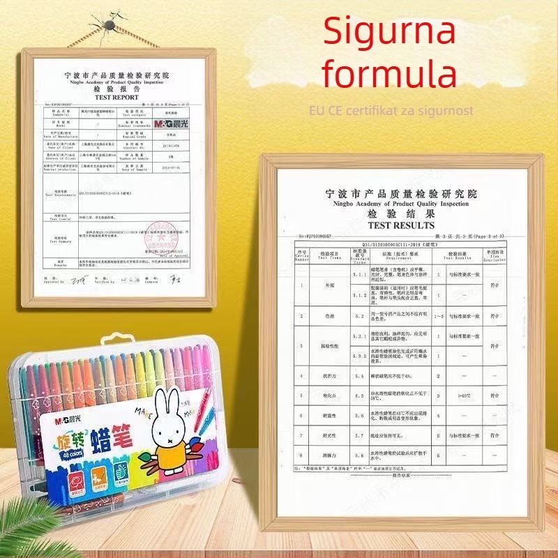 Morning Light Okretni set uljnih pastelnih boja X4323 za crtanje, okrugli vrh, plastično kućište, boje za dopunu 12/24/36