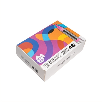 Bocai direktni tekući akrilni marker s mekim vrhom – vodootporna tinta, jednostavan za korištenje, pogodan za studentsko crtanje, stvara izražajne linije