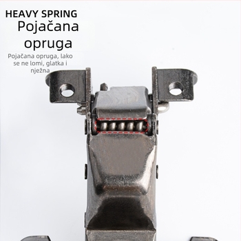 Šarki za vrata s aluminijskim okvirom – višestruki kutovi 30°/45°, hidraulički amortizer, za staklena vrata