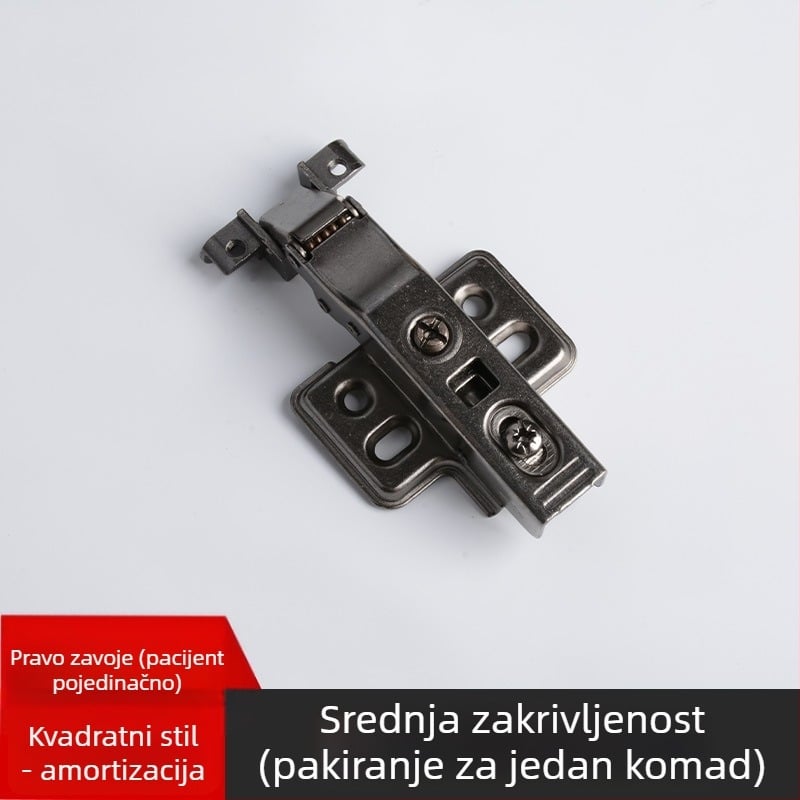 Šarki za vrata s aluminijskim okvirom – višestruki kutovi 30°/45°, hidraulički amortizer, za staklena vrata