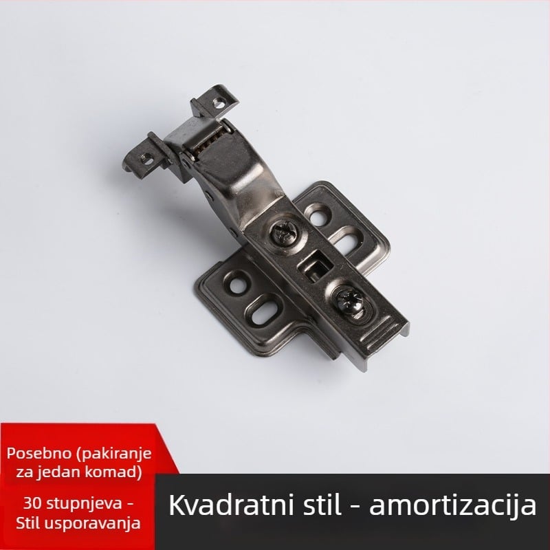 Šarki za vrata s aluminijskim okvirom – višestruki kutovi 30°/45°, hidraulički amortizer, za staklena vrata