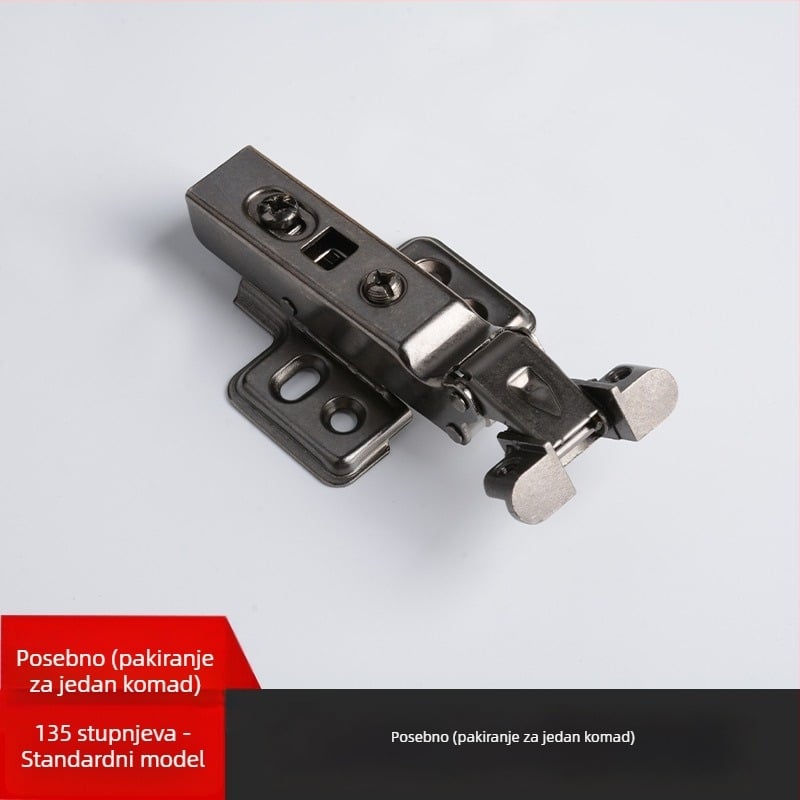 Šarki za vrata s aluminijskim okvirom – višestruki kutovi 30°/45°, hidraulički amortizer, za staklena vrata