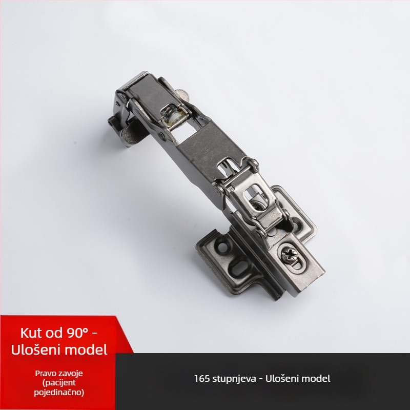 Šarki za vrata s aluminijskim okvirom – višestruki kutovi 30°/45°, hidraulički amortizer, za staklena vrata