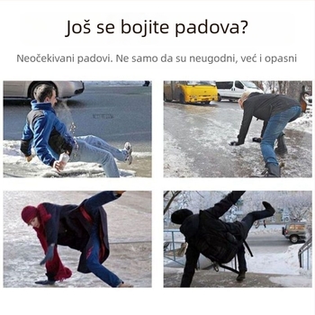 Vanjski petozubni ledeni klinovi za obuću — vodootporni, otporni na prljavštinu, jednostavni za čišćenje (moderan minimalistički dizajn)