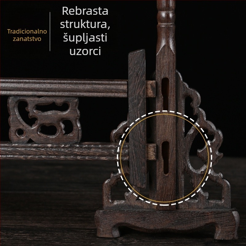 Držač za olovke od drvenog drveta s glavom zmaja, za kaligrafiju, 12/14/16‑pin, Set Četiri Blaga Studija, prilagodljiv