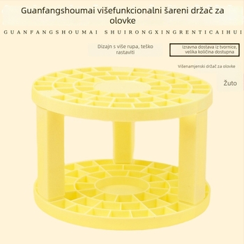 Dječji plastični držač za olovke i četkice, uklonjiv, višenamjenski