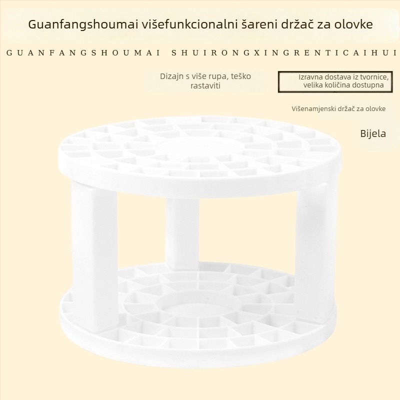 Dječji plastični držač za olovke i četkice, uklonjiv, višenamjenski