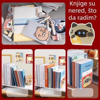 Deli Tb650 Metalni Držač za Knjige za Stol