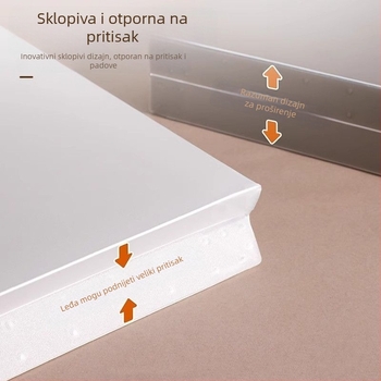 Plastični portfelj za skice s 240 stranica, prenosni folder za crtanje – Looking for a bear