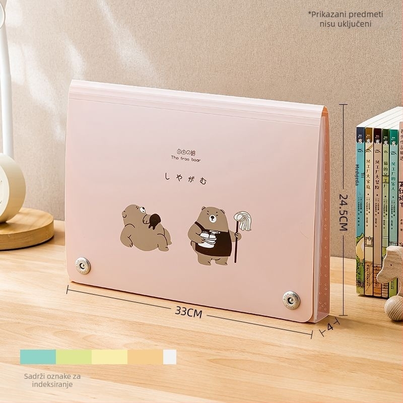 PP prozirni album za dokumente i nagrade, model SD-N325, 13 stranica, tiskani logotip, mogućnost prilagodbe