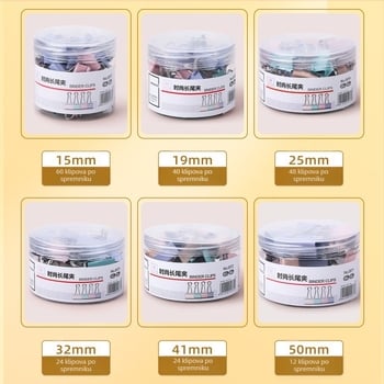 Klip za dokumente s dugim repom, dovetail dizajn, nehrđajući čelik — Reversal