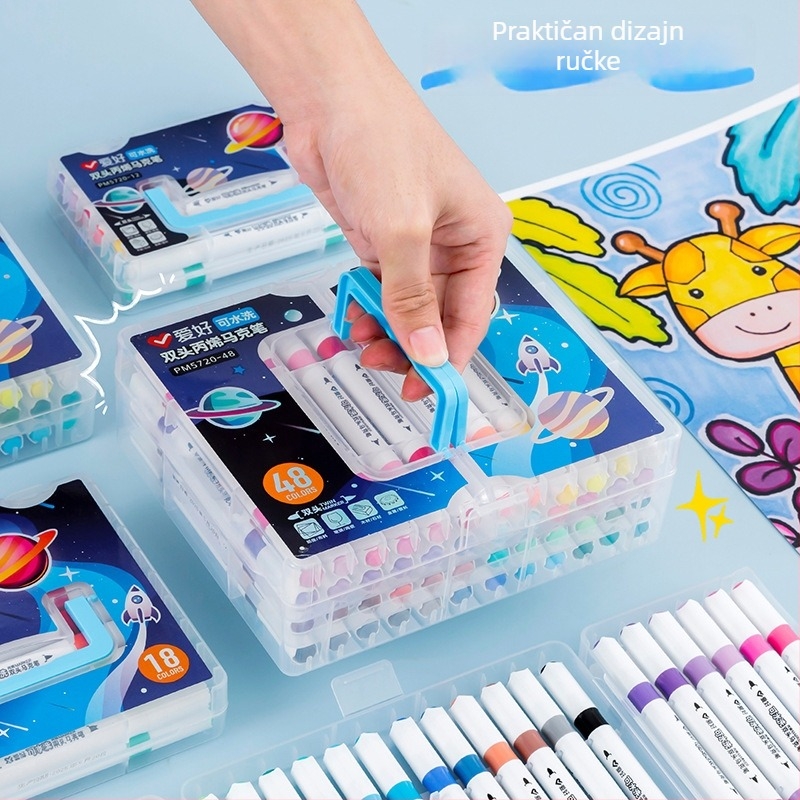 Hobby dvostrano završni akrilni marker za početak školske godine i darovi učenicima