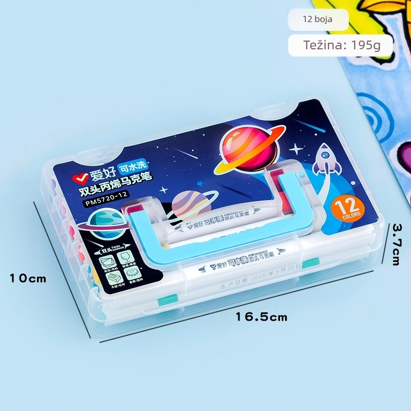 Hobby dvostrano završni akrilni marker za početak školske godine i darovi učenicima