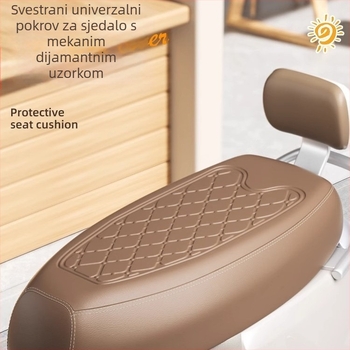 Kožna presvlaka za sjedalo za električna vozila – vodootporna, UV zaštita, visoka izdržljivost, za motocikle i električne bicikle