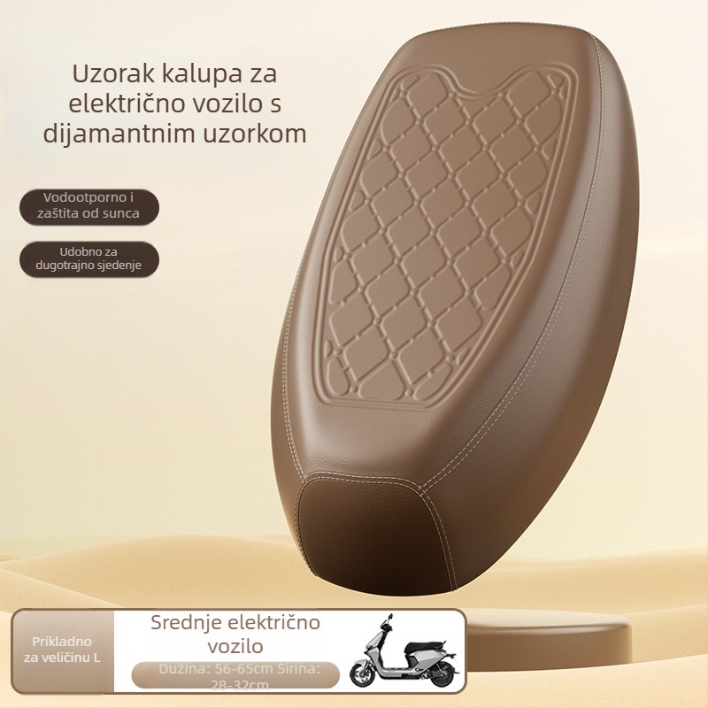 Kožna presvlaka za sjedalo za električna vozila – vodootporna, UV zaštita, visoka izdržljivost, za motocikle i električne bicikle