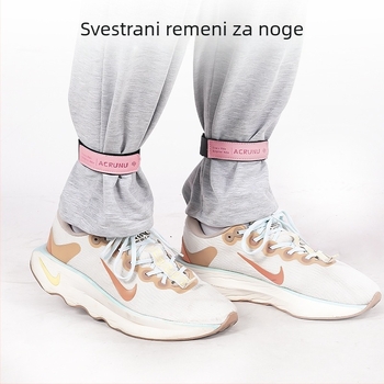 Acrnu Biciklističke noge rukav s podesivim remenčićima – najlon/poliester + koža, težina 12 g