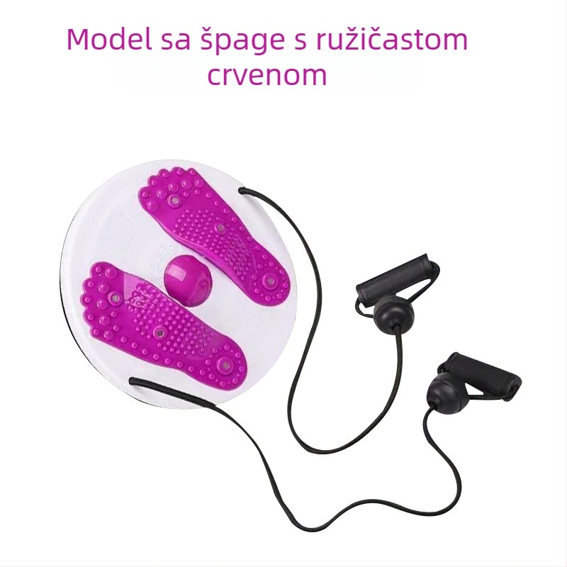 Disk za trbušne mišiće 510 Twist Plate, sklopiva, 600 g, PP + magnetne perle, za ured, dom i vanjsku upotrebu