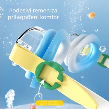 Lemon Baby dječje plivačke naočale, vodootporne, anti-fog, HD PC leće