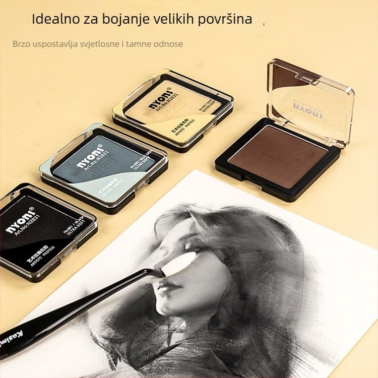 Sketch toner prašak za akvarel — Marka: Nioni; Sastav: Silty; Kapacitet: Solid; Pakiranje: Jedan blok; Upotreba: Akvarel