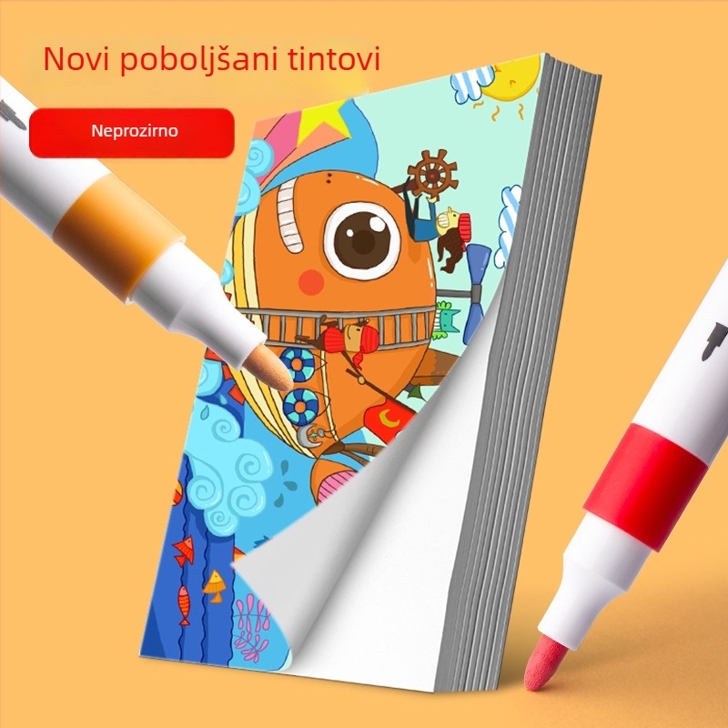 Good Li akrilni marker, 60 dopunjivih boja, akvarelni stil, za graffiti i DIY crtanje