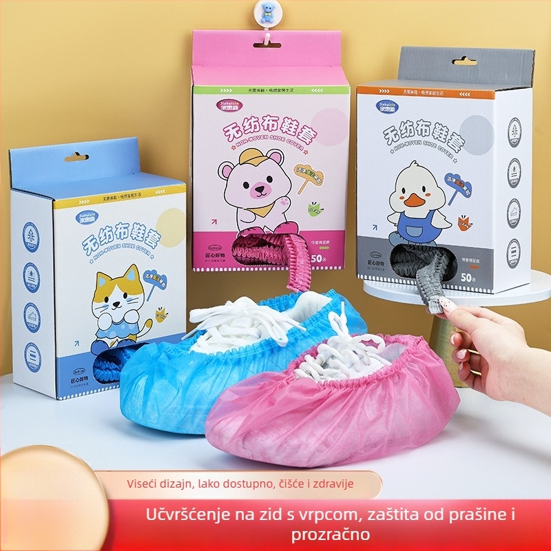 Navlake za obuću od netkanog materijala, ojačane, protuklizne, zaštita od prašine, otporne na habanje