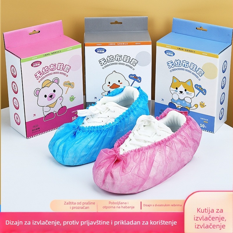 Navlake za obuću od netkanog materijala, ojačane, protuklizne, zaštita od prašine, otporne na habanje