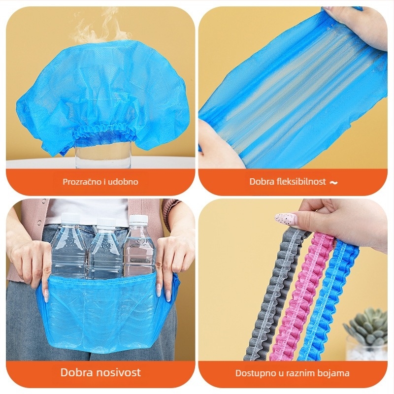 Navlake za obuću od netkanog materijala, ojačane, protuklizne, zaštita od prašine, otporne na habanje