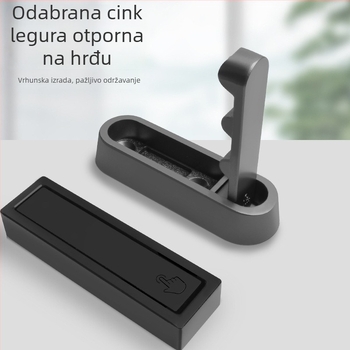 Sklopiva zidna kuka od cinkovog legura, bez bušenja, kuka za kapate i odjeću, moderni minimalistički dizajn (Model 2025.4.5)