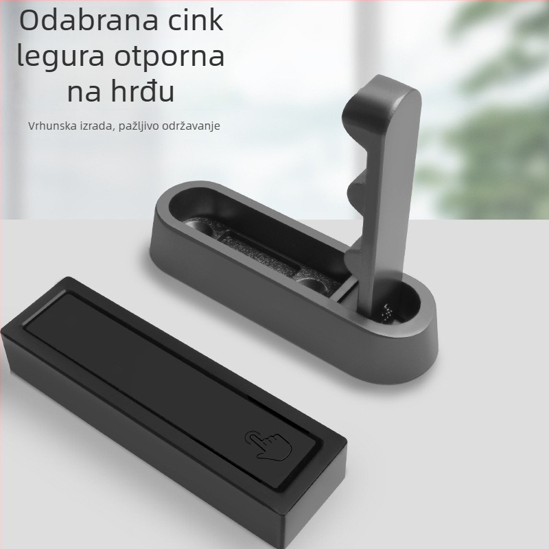 Sklopiva zidna kuka od cinkovog legura, bez bušenja, kuka za kapate i odjeću, moderni minimalistički dizajn (Model 2025.4.5)