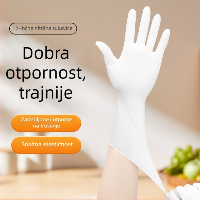Jednokratne nitril rukavice, 7 g po rukavici, od Super Protective, za industrijski rad, usluge u prehrani, laboratorijska istraživanja i kućnu upotrebu