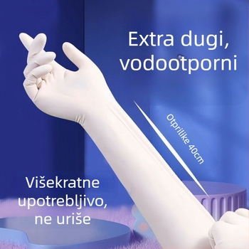 Nitril rukavice za kuhinju i kućanske poslove, debele i izdržljive