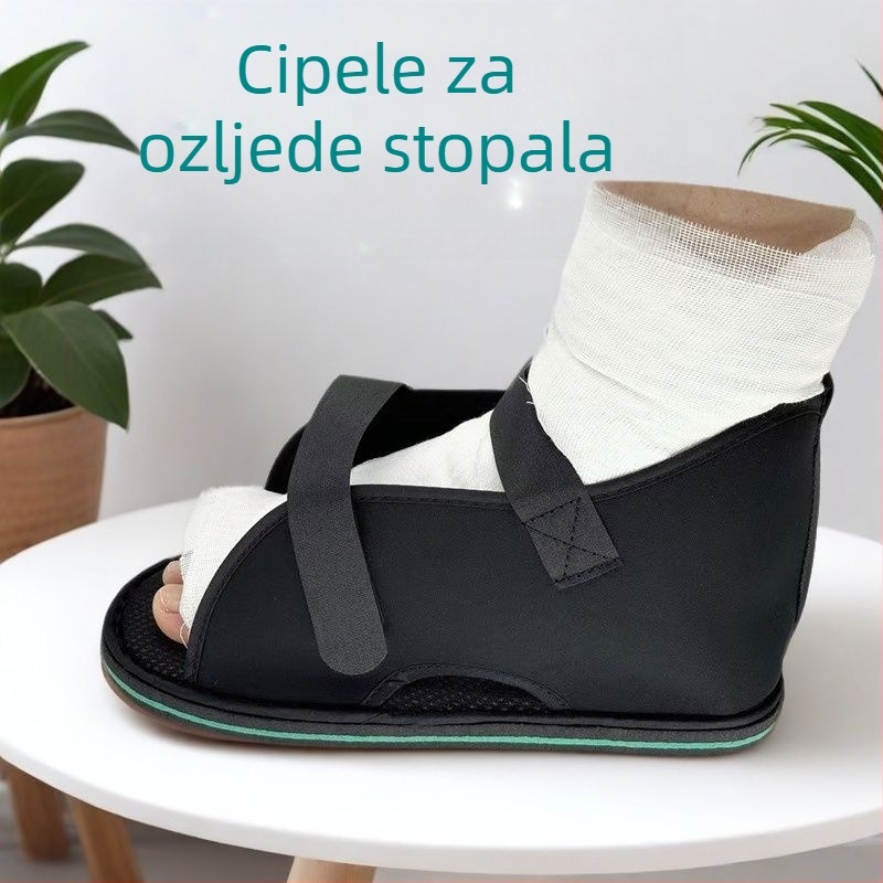 EVA zaštitne cipele za prijelome stopala, model 025, podesivog dizajna, otvoreni ulaz