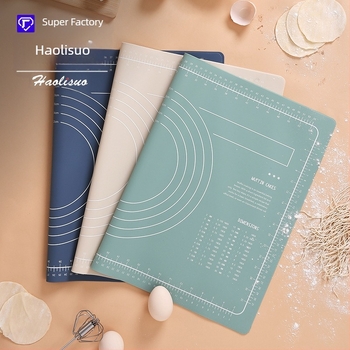 Silikonska podloga za tijesto, prehrambene kvalitete, protuklizna, debela, za mijesenje i pečenje, nordijski dizajn, porijeklo Yangjiang, Guangdong; marka Good and Sharp