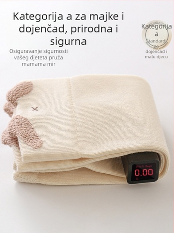 BeBi koljenasti jastučići za puzanje - Sigurnosna Klasa A, Model YR25Q-15032, češirani pamuk, jacquard tkanina, ručno šivani šavovi